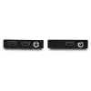 StarTech.com Kit extensor HDMI sobre CAT6 - 4K 60Hz, 3840 x 2160 píxeles, transmisor y receptor AV, 50 m, cableado, negro, HDCP