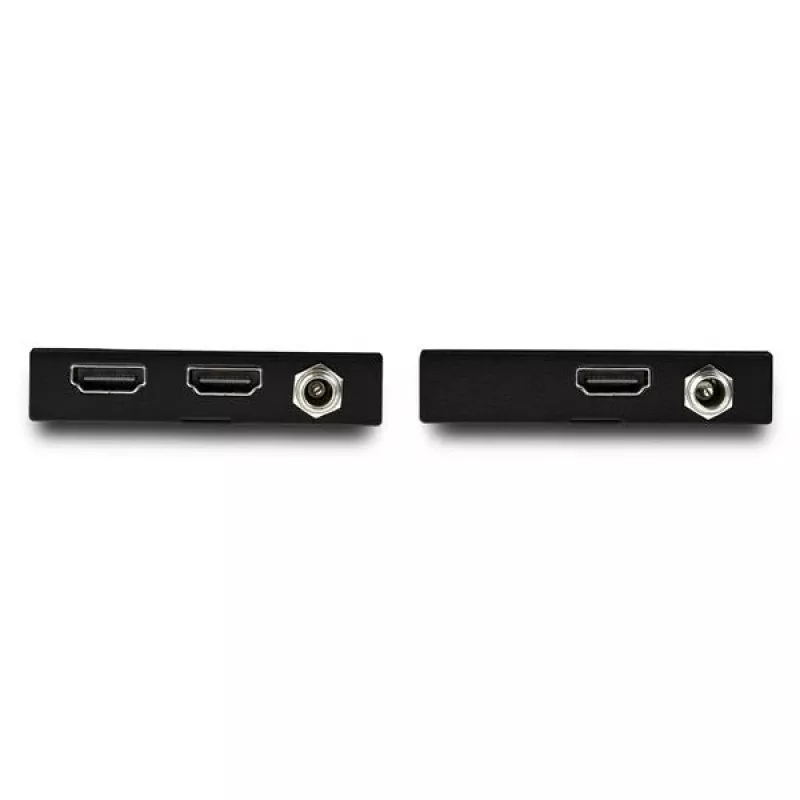 StarTech.com Kit extensor HDMI sobre CAT6 - 4K 60Hz, 3840 x 2160 píxeles, transmisor y receptor AV, 50 m, cableado, negro, HDCP