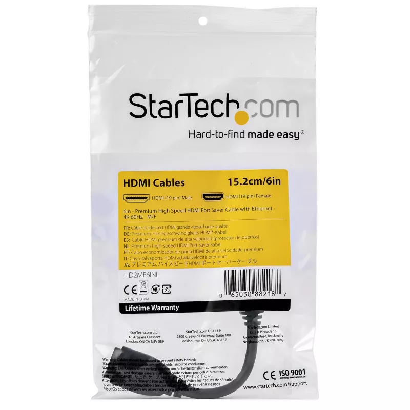 StarTech.com Cable HDMI Portsaver de 6