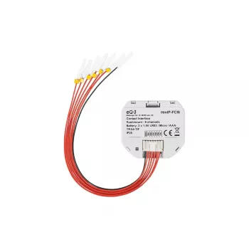Homematic IP HmIP-FCI6 Interfaz de contacto empotrable, 6 canales, 868 MHz