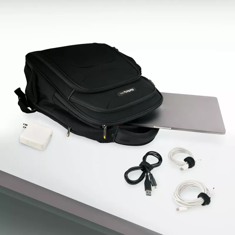 StarTech.com Bridas de velcro de 6in - pack de 50 - negro - bridas reutilizables - ajustables y flexibles - organizador de cables para gestión de cables - bridas con lazo de alambre