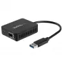 StarTech.com Convertidor USB 3.0 a fibra óptica - Adaptador USB a SFP abierto compacto - Adaptador de red USB a Gigabit - Adaptador USB 3.0 a fibra óptica, compatible con fibra multimodo (MMF)/monomodo (SMF)