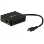 StarTech.com Convertidor USB-C a fibra óptica - Ranura SFP abierta, cableado, USB Type-C, fibra óptica, 1000 Mbit/s, negro