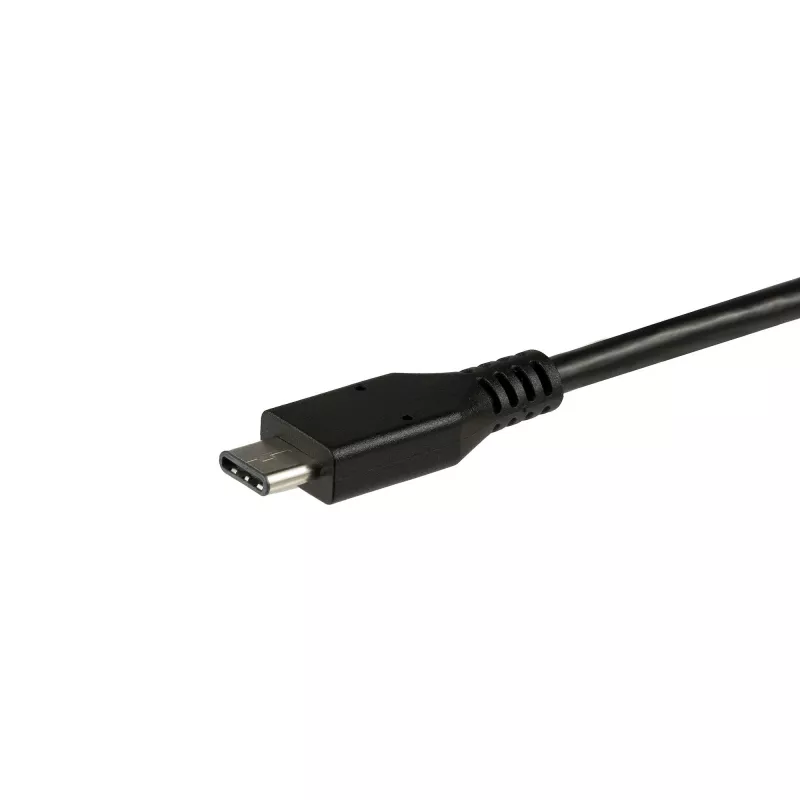 StarTech.com Convertidor USB-C a fibra óptica - Ranura SFP abierta, cableado, USB Type-C, fibra óptica, 1000 Mbit/s, negro