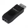 StarTech.com Adaptador DisplayPort a HDMI - 4K 30Hz Convertidor de vídeo DP 1.2 a HDMI 1.4 compacto - DP++ a monitor/TV HDMI - Cable adaptador DP a HDMI pasivo - Conector DP con bloqueo