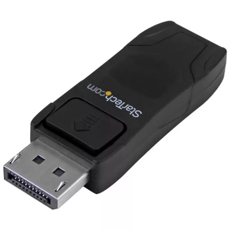 StarTech.com Adaptador DisplayPort a HDMI - 4K 30Hz Convertidor de vídeo DP 1.2 a HDMI 1.4 compacto - DP++ a monitor/TV HDMI - Cable adaptador DP a HDMI pasivo - Conector DP con bloqueo