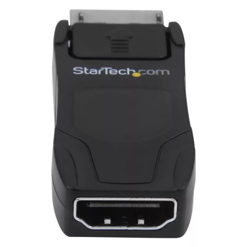 StarTech.com Adaptador DisplayPort a HDMI - 4K 30Hz Convertidor de vídeo DP 1.2 a HDMI 1.4 compacto - DP++ a monitor/TV HDMI - Cable adaptador DP a HDMI pasivo - Conector DP con bloqueo