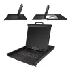 StarTech.com Consola KVM para rack de 8 puertos con cables de 1,8 m – KVM switch integrado con monitor LCD de 19 pulgadas – Cajón KVM LCD de 1U con todas las funciones – KVM OSD – Duradero, 50.000 horas de MTBF – Compatible con USB + VGA