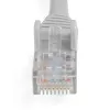 StarTech.com N6LPATCH15MGR cable Ethernet CAT6 de 15 m, LSZH, 10 Gigabit, 650MHz, 100W PoE, RJ45 UTP sin enganches, verificado por ETL, 24AWG, gris