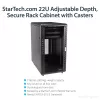 StarTech.com Rack de servidores de 4 postes 22U, armario de datos de 19