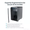 StarTech.com Rack de servidores de 4 postes 22U, armario de datos de 19