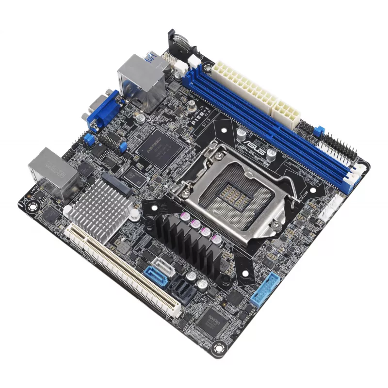 ASUS P12R-I/ASMB10 placa base para servidor, Mini-ITX, LGA 1200, Intel C252