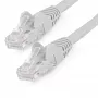 StarTech.com N6LPATCH1MGR cable de red Ethernet CAT6 de 1 m, LSZH, 10 Gigabit, 650 MHz, 100 W PoE, RJ45 UTP, sin enganches, verificado por ETL, 24AWG, gris