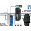 Switch gestionado LevelOne Hilbert 10 puertos Gigabit PoE industrial Smart Lite