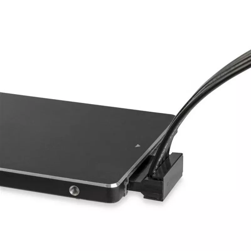 StarTech.com cable adaptador divisor de alimentación SATA de 4x, SATA de 15 pines, 4 x SATA, 0,4 m, conector macho, conector hembra, negro
