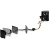 StarTech.com cable adaptador divisor de alimentación SATA de 4x, SATA de 15 pines, 4 x SATA, 0,4 m, conector macho, conector hembra, negro