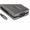 StarTech.com adaptador multipuerto USB-C – USB-C a HDMI 2.0 4K 60 Hz – hub USB de 2 puertos de 10 Gbit/s – 100 W Power Delivery Pass-Through – GbE – SD/MicroSD – mini dock USB Type-C – cable de 25 cm
