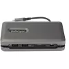 StarTech.com adaptador multipuerto USB-C – USB-C a HDMI 2.0 4K 60 Hz – hub USB de 2 puertos de 10 Gbit/s – 100 W Power Delivery Pass-Through – GbE – SD/MicroSD – mini dock USB Type-C – cable de 25 cm