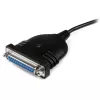 StarTech.com cable adaptador USB a paralelo DB25 para impresora de 6 ft - M/H