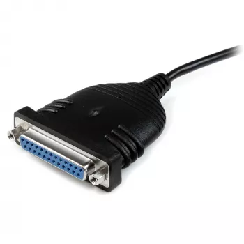 StarTech.com cable adaptador USB a paralelo DB25 para impresora de 6 ft - M/H