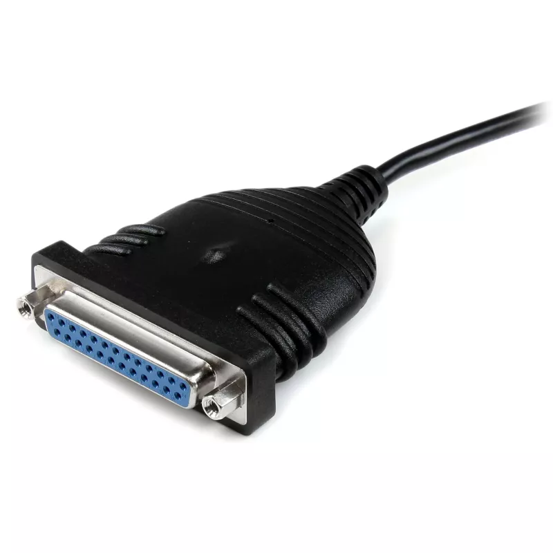 StarTech.com cable adaptador USB a paralelo DB25 para impresora de 6 ft - M/H