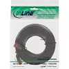 Cable patch plano ultra fino U/UTP Cat.6 compatible Gigabit negro 3m InLine