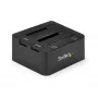 StarTech.com base de acoplamiento para discos duros Dual-Bay USB 3.0 a SATA, dock USB para discos duros, base de acoplamiento externa para SSD/HDD SATA I/II/III de 2,5/3,5 pulgadas, bahía de disco duro hot-swap, carga superior