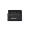 StarTech.com base de acoplamiento para discos duros Dual-Bay USB 3.0 a SATA, dock USB para discos duros, base de acoplamiento externa para SSD/HDD SATA I/II/III de 2,5/3,5 pulgadas, bahía de disco duro hot-swap, carga superior