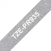 Brother TZE-PR935 cinta de rotulación blanco sobre plata