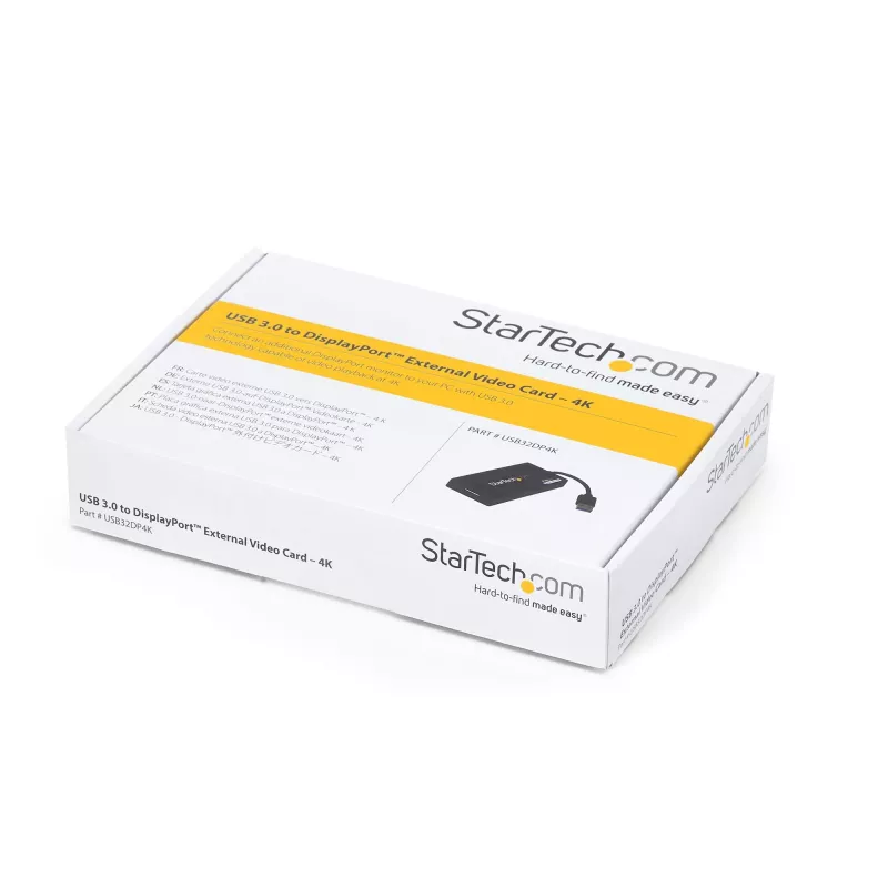StarTech.com adaptador USB 3.0 a DisplayPort - certificado DisplayLink - 4K 30Hz