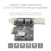 StarTech.com tarjeta de red PCIe 2 puertos 2.5Gbps NBASE-T, Intel I225-V, tarjeta de red para ordenador de dos puertos, NIC multi-gigabit, tarjeta LAN PCI Express para servidor, interfaz Ethernet para sobremesa