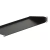 StarTech.com CABSHELF1U bandeja para rack de servidor 1U, bandeja voladiza fija para rack/armario de 19 pulgadas, 17,7 cm (7 pulgadas) de profundidad, capacidad de 15 kg (33 lb), con tuercas enjauladas y tornillos, negra