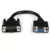 StarTech.com adaptador de cable DVI a VGA de 8in – conector macho DVI-I a conector hembra VGA