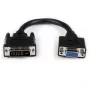 StarTech.com adaptador de cable DVI a VGA de 8in – conector macho DVI-I a conector hembra VGA