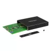 StarTech.com carcasa de unidad de doble ranura para SSD M.2 SATA - USB 3.1 (10 Gbit/s) - RAID