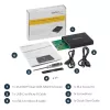 StarTech.com carcasa de unidad de doble ranura para SSD M.2 SATA - USB 3.1 (10 Gbit/s) - RAID
