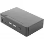 StarTech.com switch KVM HDMI de 2 puertos - monitor único 4K 60Hz Ultra HD HDR - switch KVM HDMI 2.0 para sobremesa con hub USB 3.0 de 2 puertos (5 Gbit/s) y 4x USB 2.0 HID, audio - conmutación por tecla de acceso rápido - TAA