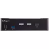 StarTech.com switch KVM HDMI de 2 puertos - monitor único 4K 60Hz Ultra HD HDR - switch KVM HDMI 2.0 para sobremesa con hub USB 3.0 de 2 puertos (5 Gbit/s) y 4x USB 2.0 HID, audio - conmutación por tecla de acceso rápido - TAA