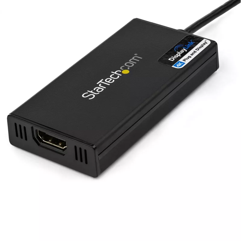 StarTech.com adaptador USB 3.0 a HDMI - 4K 30Hz Ultra HD - certificado DisplayLink - adaptador convertidor USB Type-A a HDMI para monitor - tarjeta gráfica y de vídeo externa - Mac y Windows