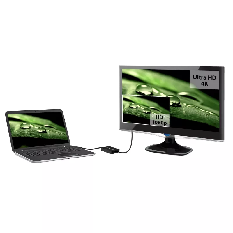 StarTech.com adaptador USB 3.0 a HDMI - 4K 30Hz Ultra HD - certificado DisplayLink - adaptador convertidor USB Type-A a HDMI para monitor - tarjeta gráfica y de vídeo externa - Mac y Windows