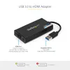 StarTech.com adaptador USB 3.0 a HDMI - 4K 30Hz Ultra HD - certificado DisplayLink - adaptador convertidor USB Type-A a HDMI para monitor - tarjeta gráfica y de vídeo externa - Mac y Windows