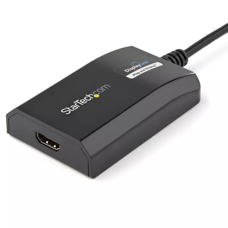 StarTech.com adaptador USB 3.0 a HDMI - certificado DisplayLink - 1080p (1920x1200) - adaptador convertidor USB Type-A a HDMI para monitor - tarjeta gráfica y de vídeo externa - Windows/Mac