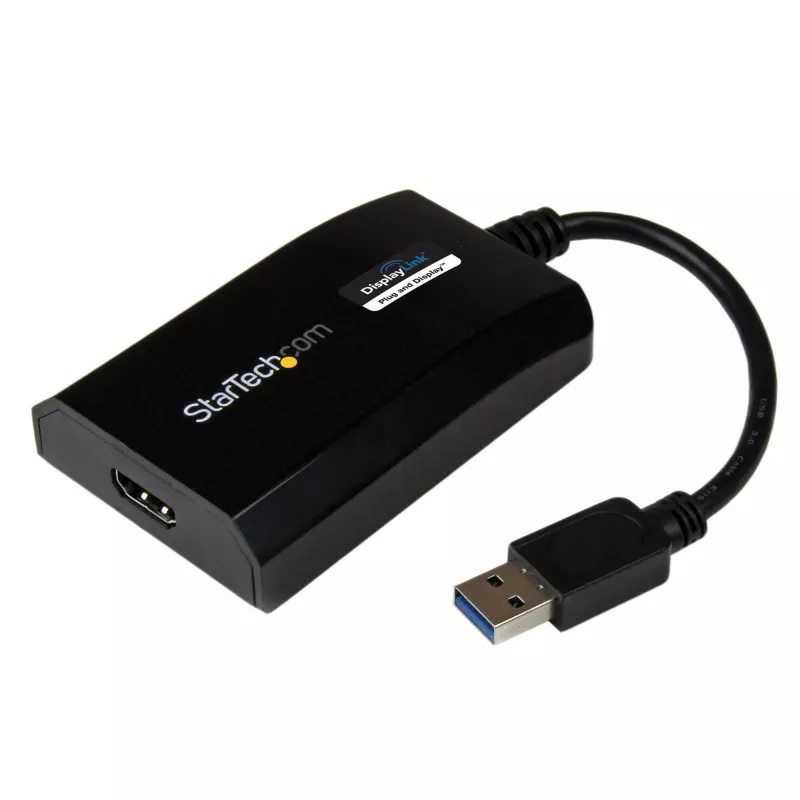 StarTech.com adaptador USB 3.0 a HDMI - certificado DisplayLink - 1080p (1920x1200) - adaptador convertidor USB Type-A a HDMI para monitor - tarjeta gráfica y de vídeo externa - Windows/Mac