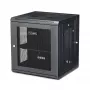 StarTech.com armario de red de montaje en pared 4 postes 12U con bandeja 1U, rack de servidor de pared abatible de 19