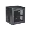 StarTech.com armario de red de montaje en pared 4 postes 12U con bandeja 1U, rack de servidor de pared abatible de 19