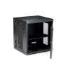 StarTech.com armario de red de montaje en pared 4 postes 12U con bandeja 1U, rack de servidor de pared abatible de 19