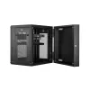 StarTech.com armario de red de montaje en pared 4 postes 12U con bandeja 1U, rack de servidor de pared abatible de 19