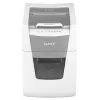 Destructora de papel LEITZ IQ Autofeed Small Office 100, corte cruzado P-4, 8 hojas, 22 cm de entrada, depósito 34 L, gris