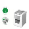 Destructora de papel LEITZ IQ Autofeed Small Office 100, corte cruzado P-4, 8 hojas, 22 cm de entrada, depósito 34 L, gris