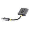 Divisor de auriculares USB-C StarTech.com, adaptador USB Type-C para dos auriculares con entrada de micrófono, adaptador USB-C a audio de 3,5 mm/adaptador USB-C para auriculares, salida de audio/aux USB-C, DAC de 24 bits